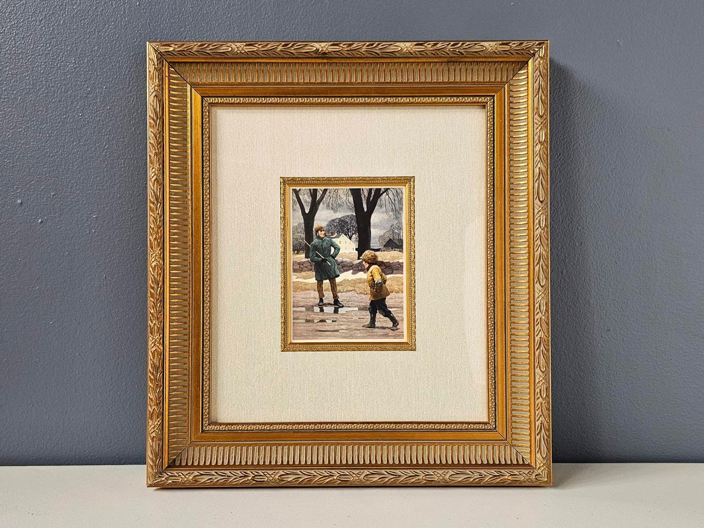 Original 1936 First Edition Andrew Wyeth (1917-2009) Gallery Framed Lithograph