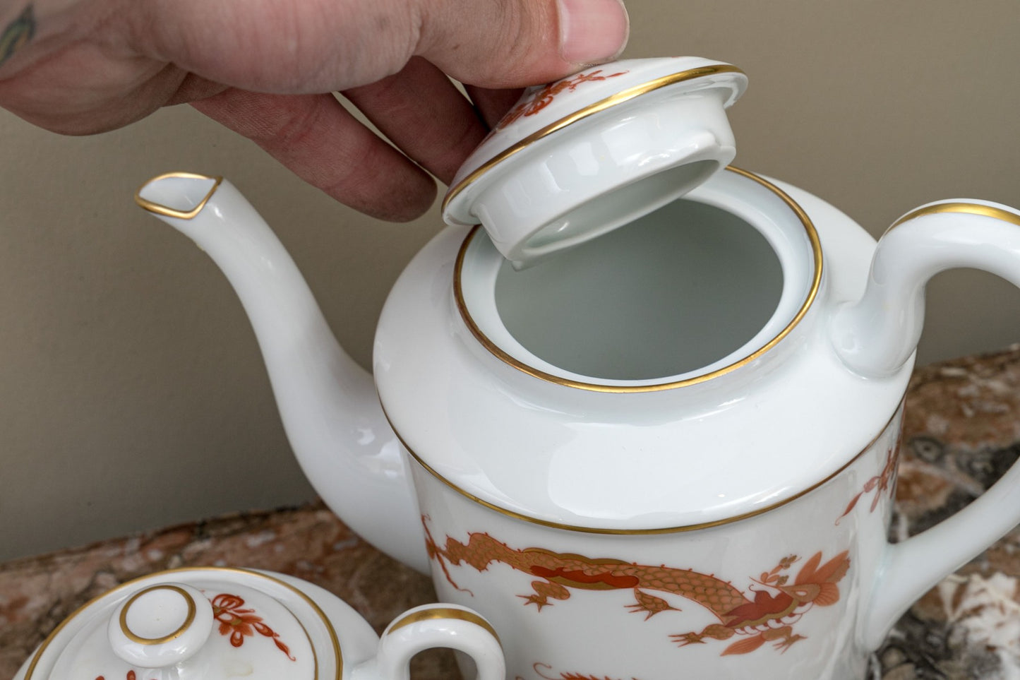 Raynaud French Limoges Porcelain Coffee Service