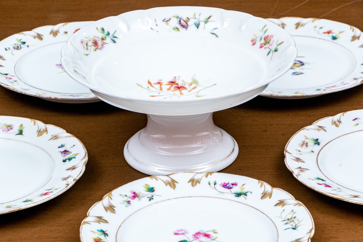 Collection Of Six Pieces Of Antique Paris Porcelain, Late 19th C.