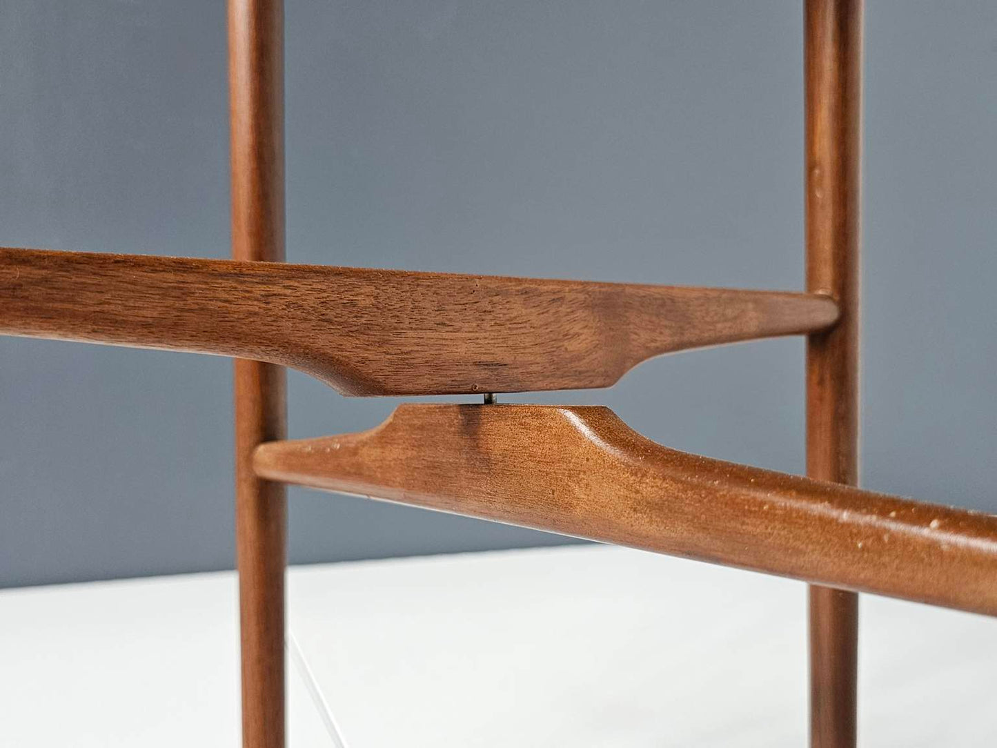 c. 1960 Bertha Schaefer For Singer & Sons Folding Walnut Side Table
