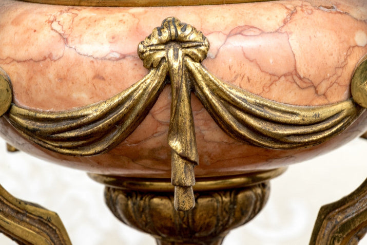 Pink Marble Athénienne, Louis XVI Style, 19th Century