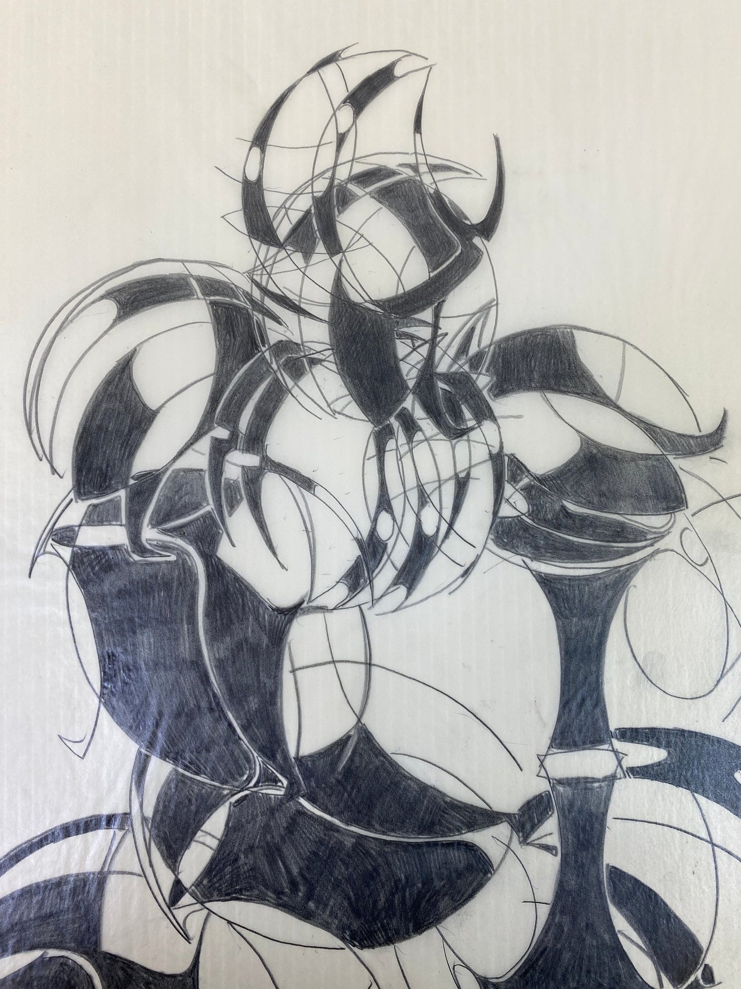 Alton S Tobey - Graphite studies on velum