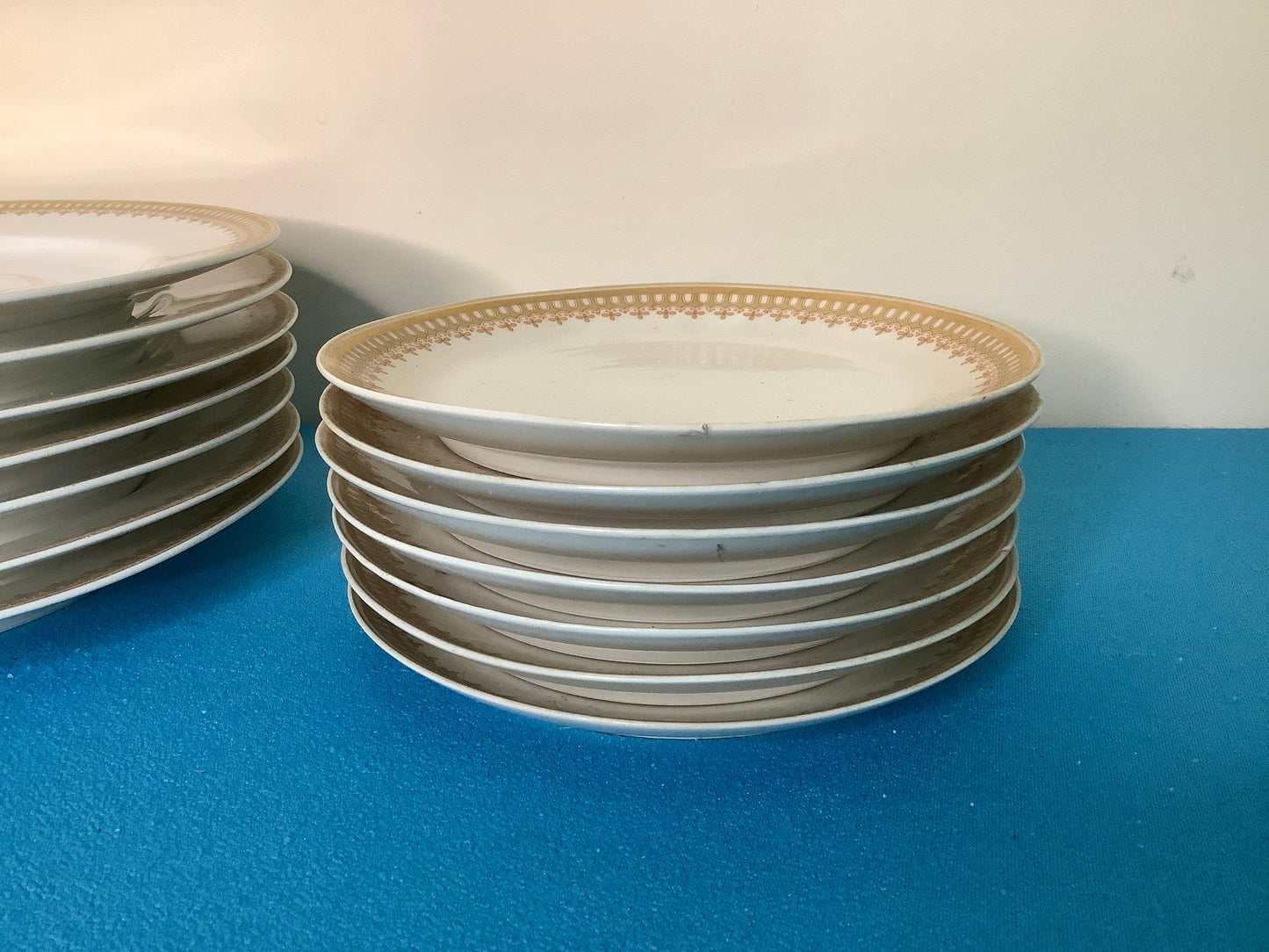 LIMOGES HAVILAND FRANCE PLATES, 6" & 10", set of 7 each