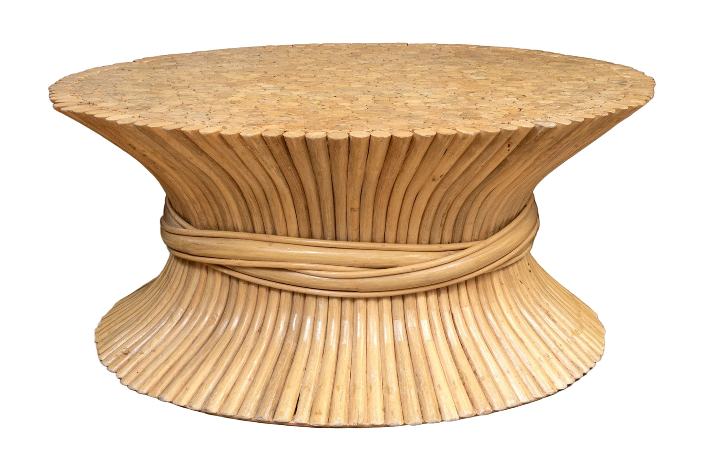 Mid-Century Wheatsheaf Coffee Table Attributed To John McGuire