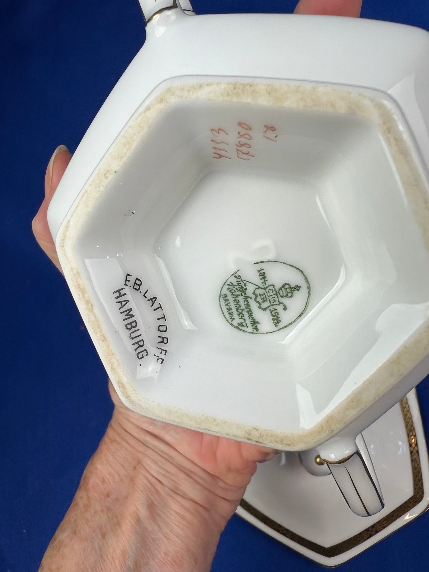 Bavarian Porcelain Sugar & Creamer
