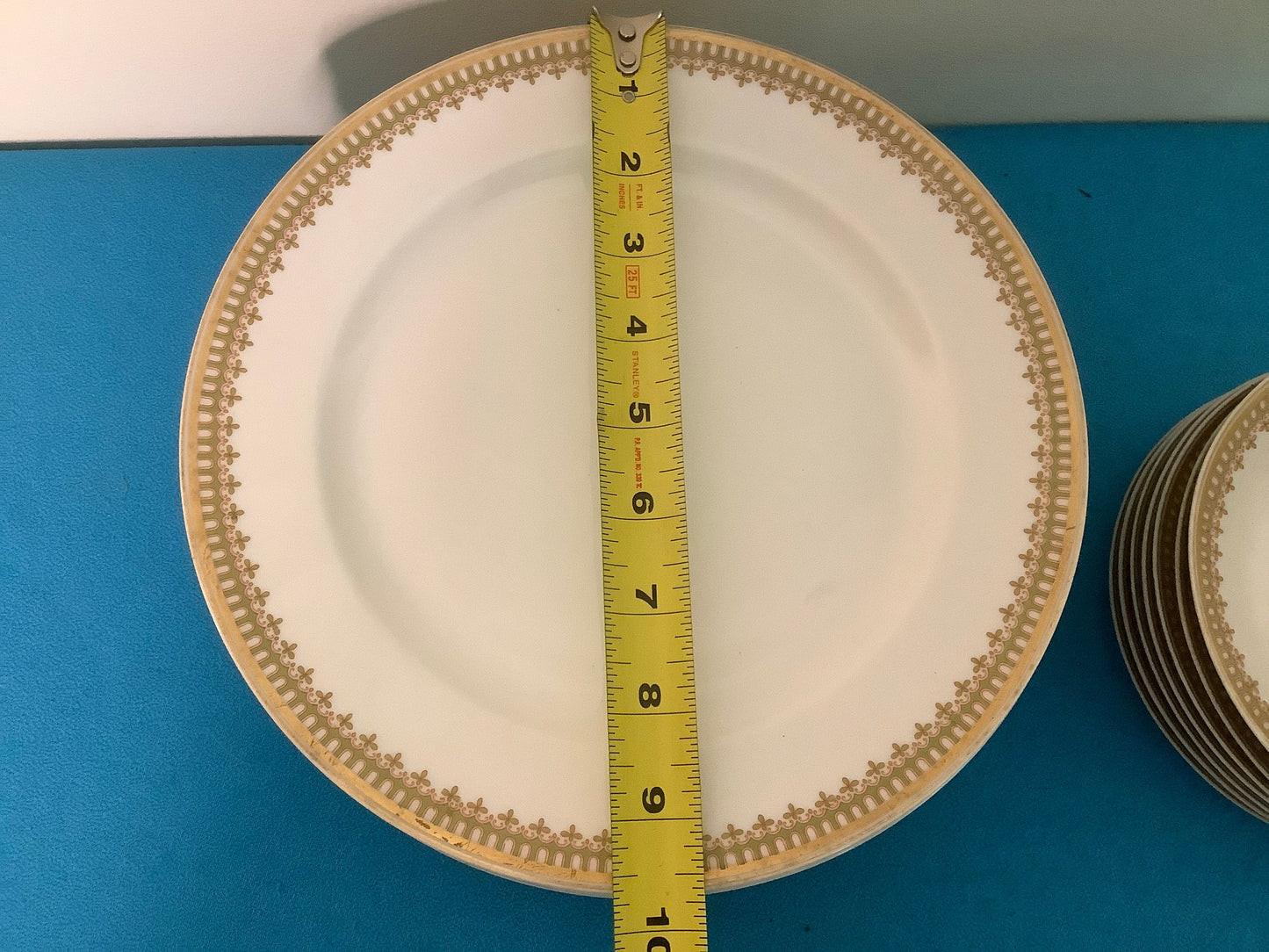 LIMOGES HAVILAND FRANCE PLATES, 6" & 10", set of 7 each