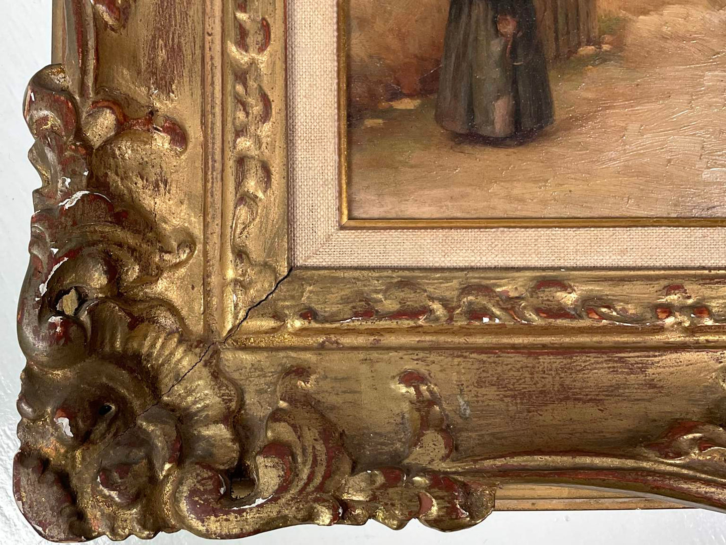 Vintage Oil On Board, signed by Guillaume Larrue (1851-1935)