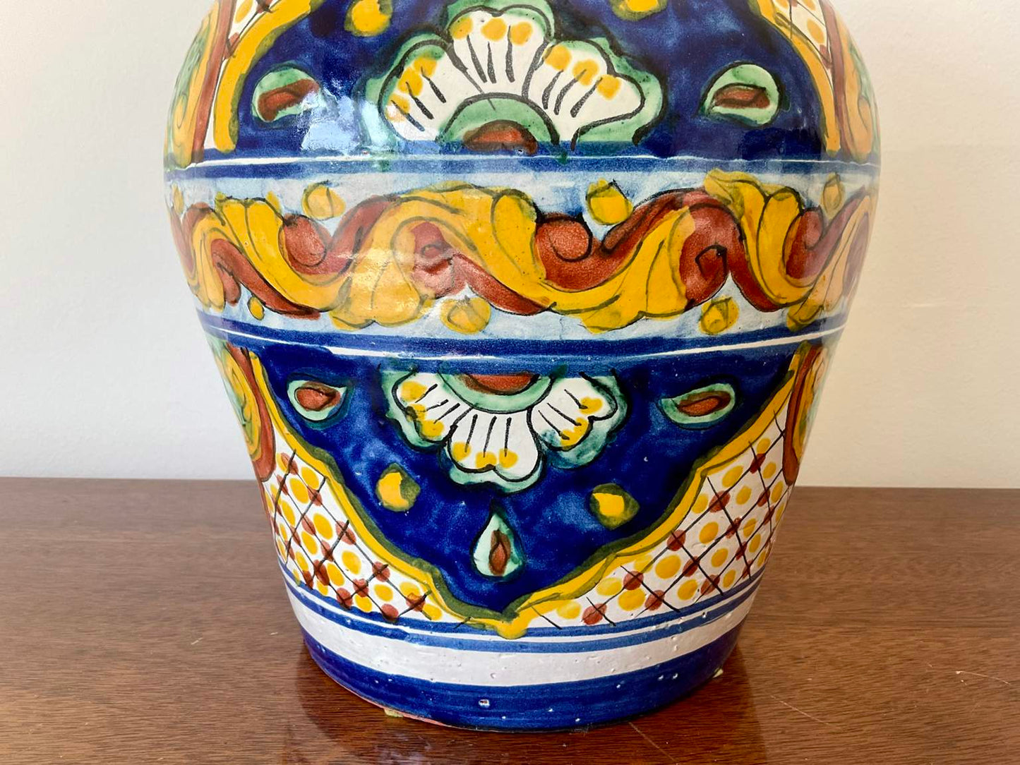 Stunning Tibor Mediano Lidded Jar Lamp