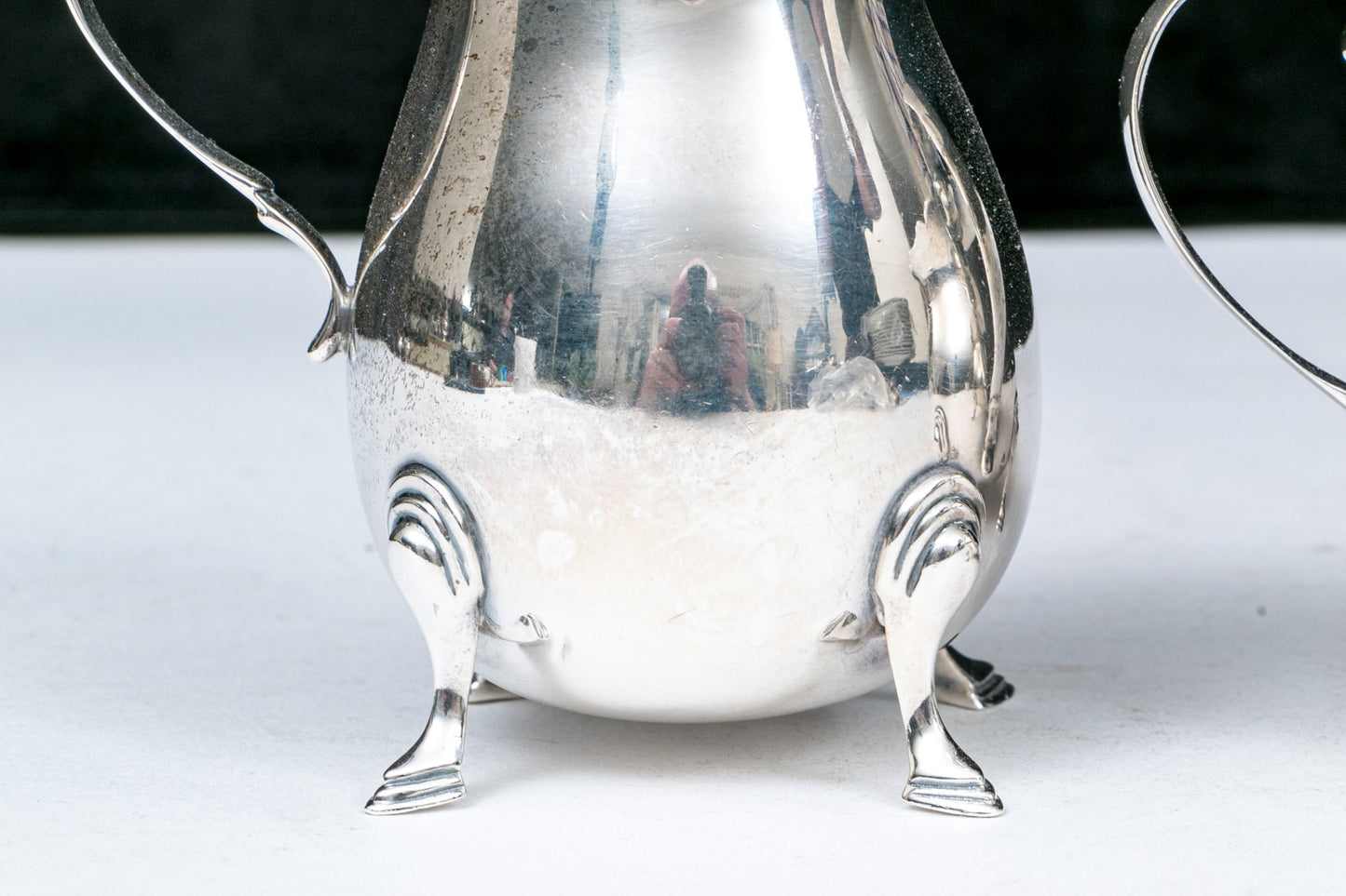 Sterling Silver Creamer And Sugar Bowl, 9.19 OZT