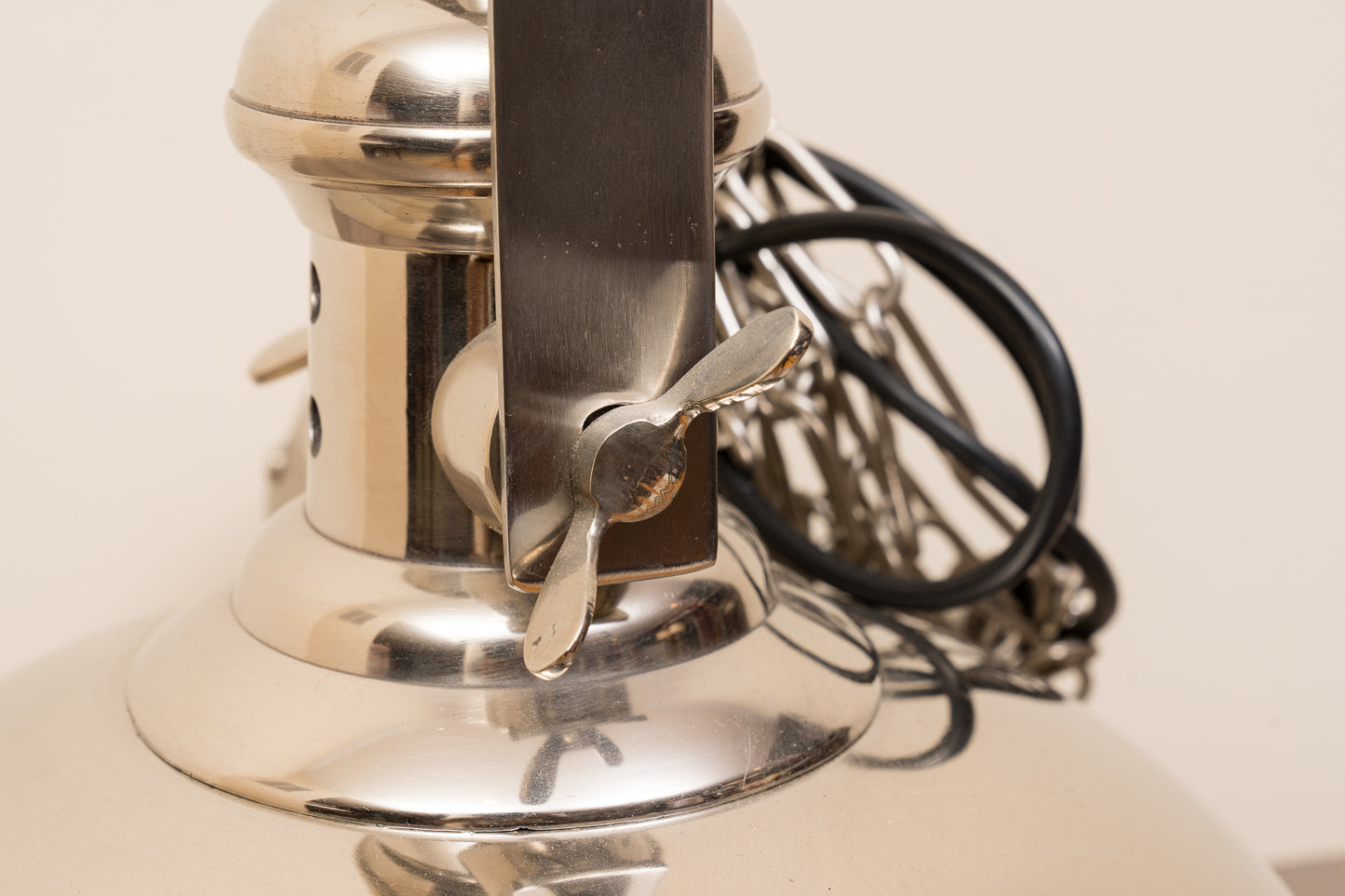 Polished Nickel Pendant Light Fixture
