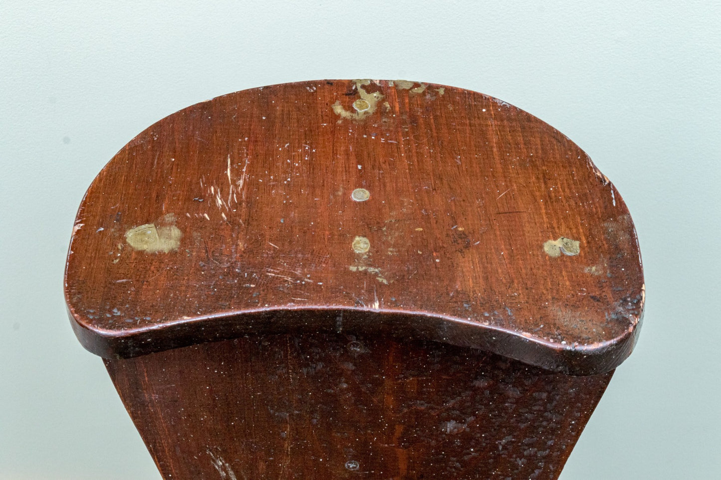One of a Kind Artisanal Primitive Hand-Carved Wood Chair