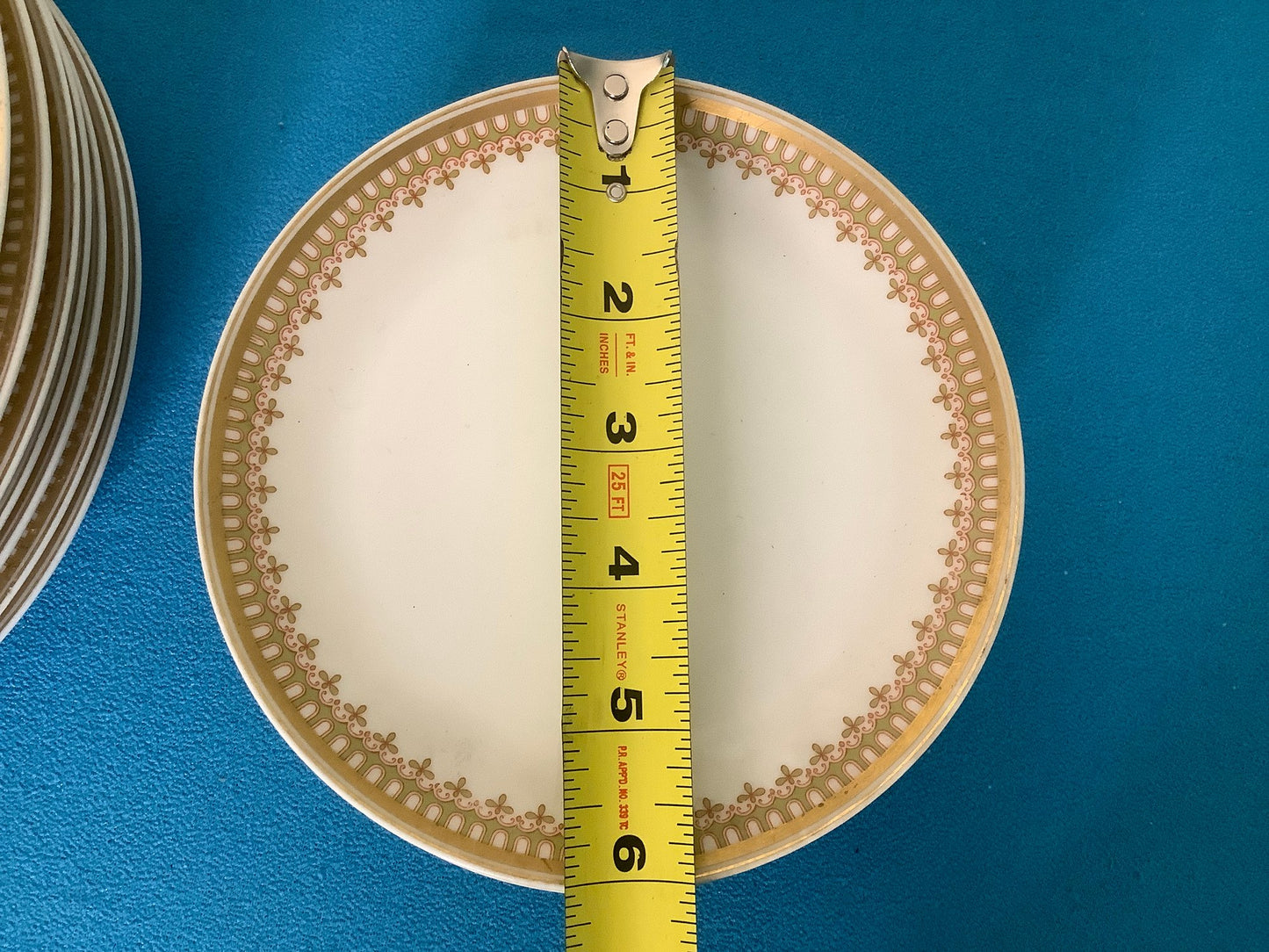 LIMOGES HAVILAND FRANCE PLATES, 6" & 10", set of 7 each