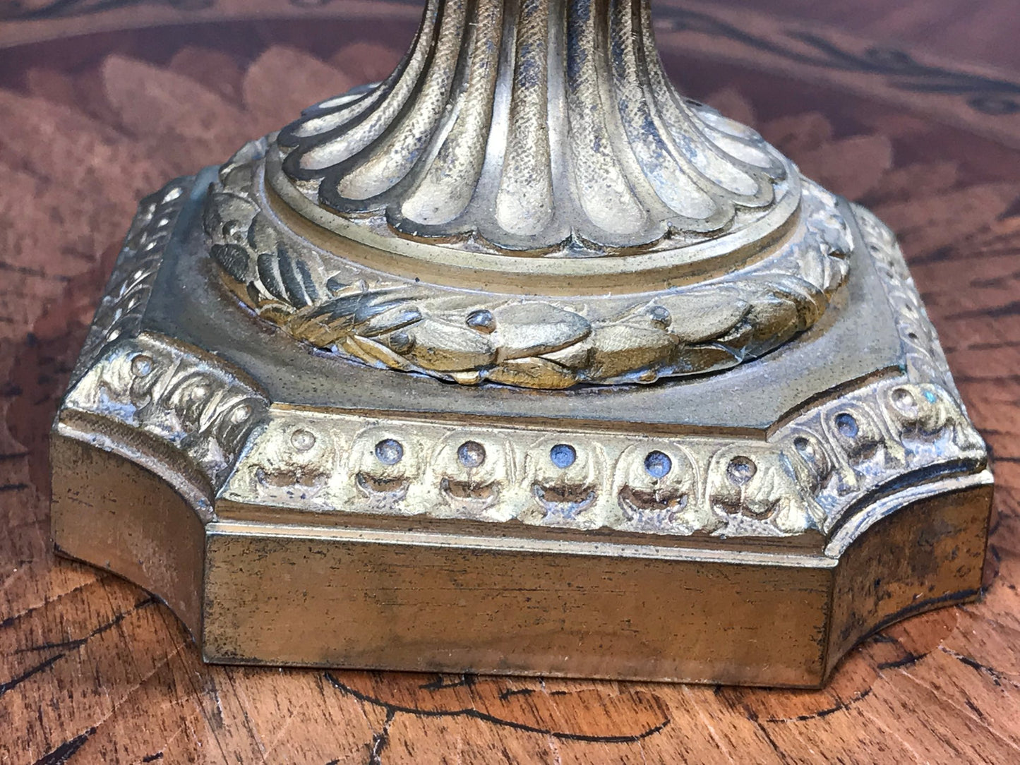 Spectacular French Sevres Urn with Lid on Gilded Bronze Ormolu Stand 1763
