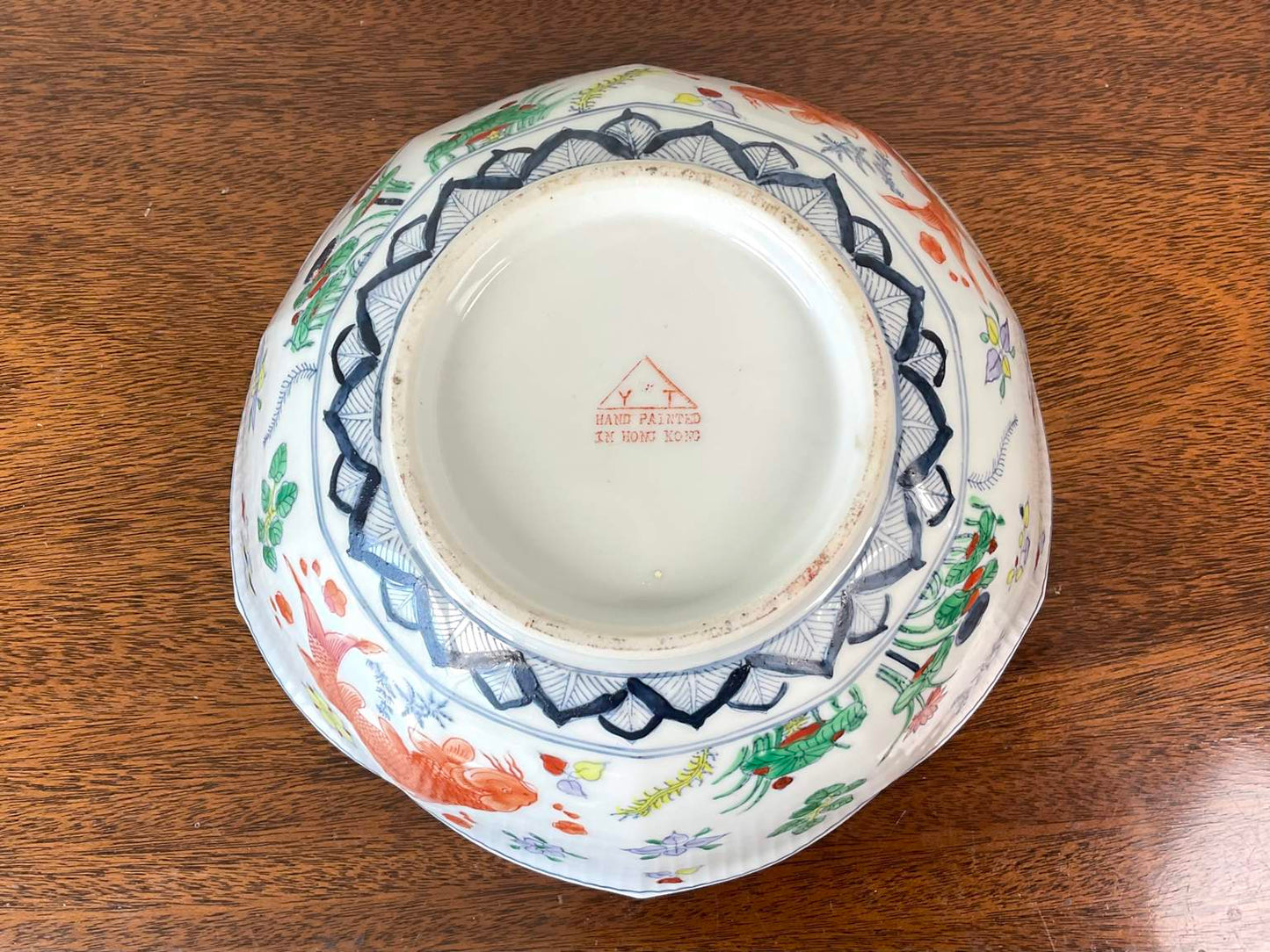 Vintage Hand Painted Asian Porcelain Bowl