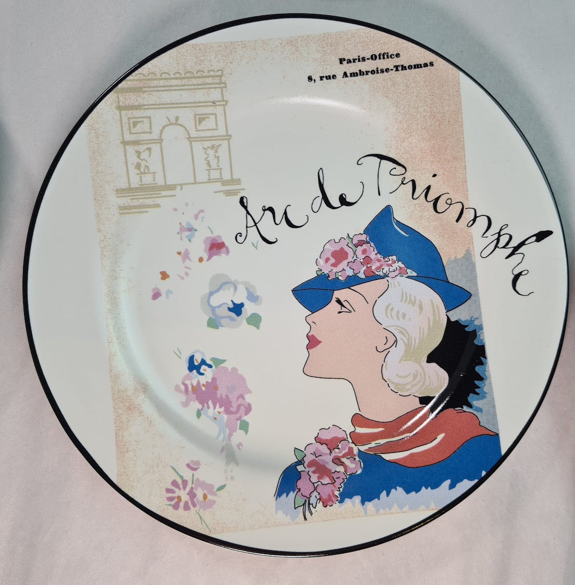 Rosanna 8" Paris Fashion Dessert Plates