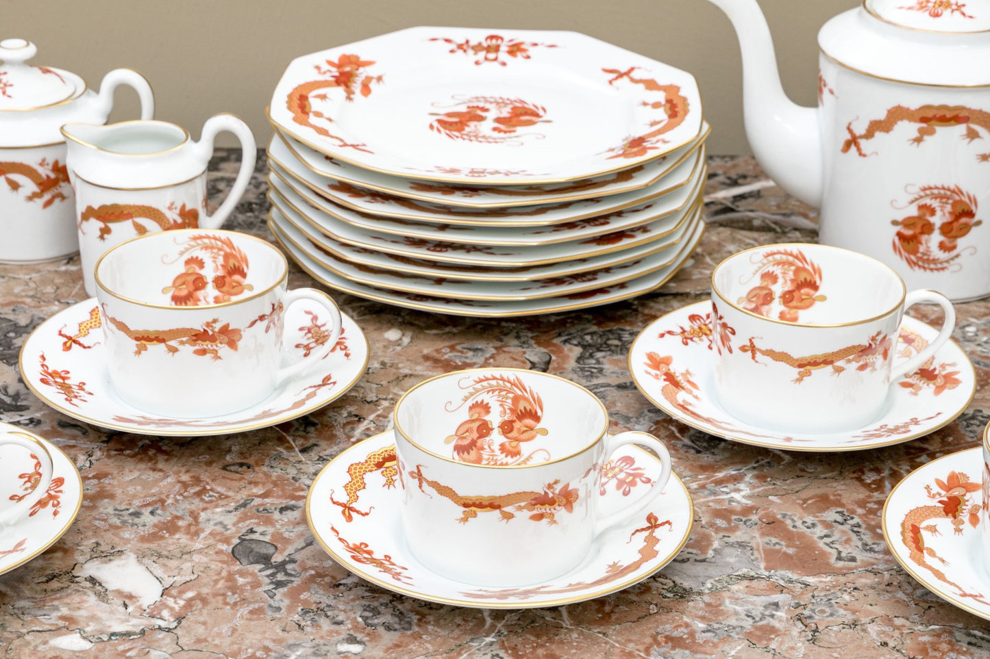 Raynaud French Limoges Porcelain Coffee Service