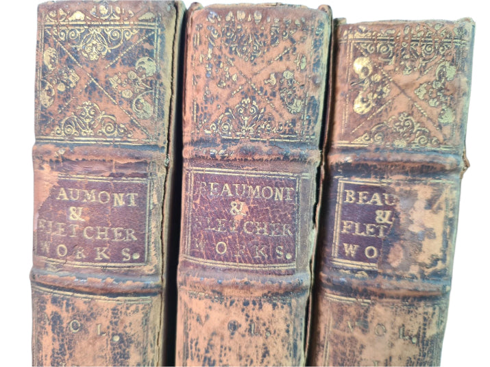 The Works Of Francis Beaumont And John Fletcher, 7 Volumes, Printed 1711.