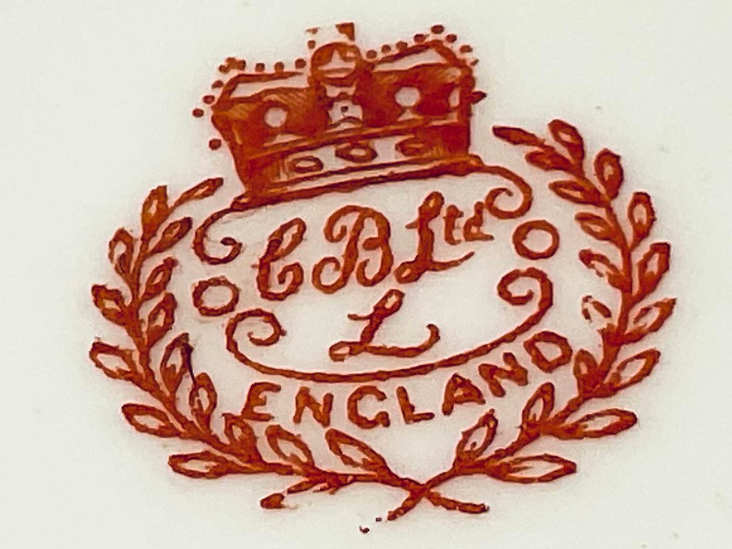 Antique CBL Ltd. Collingwood’s England Plates - Set of 4