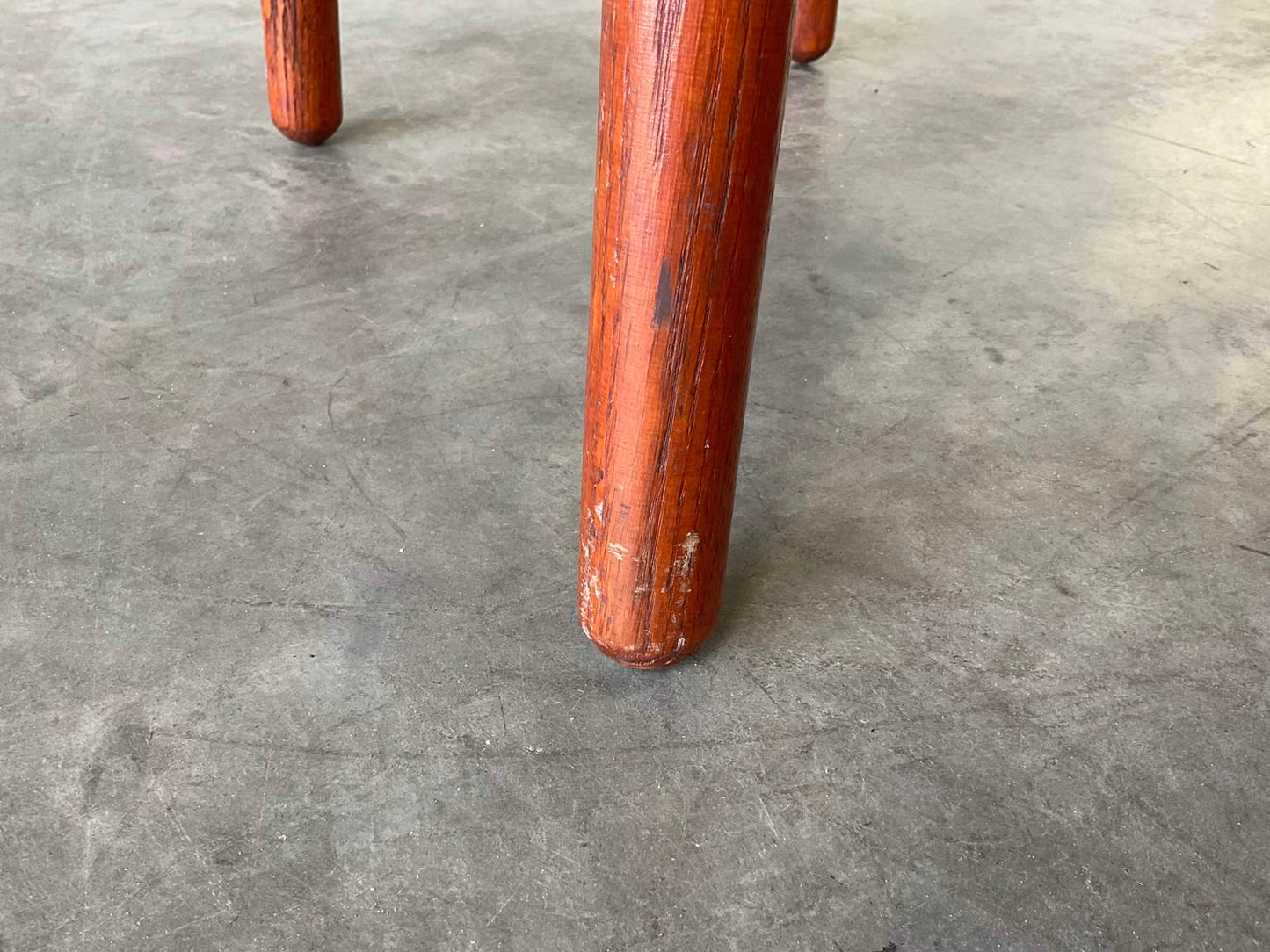 Hand Made Vintage Danish Rush Stool
