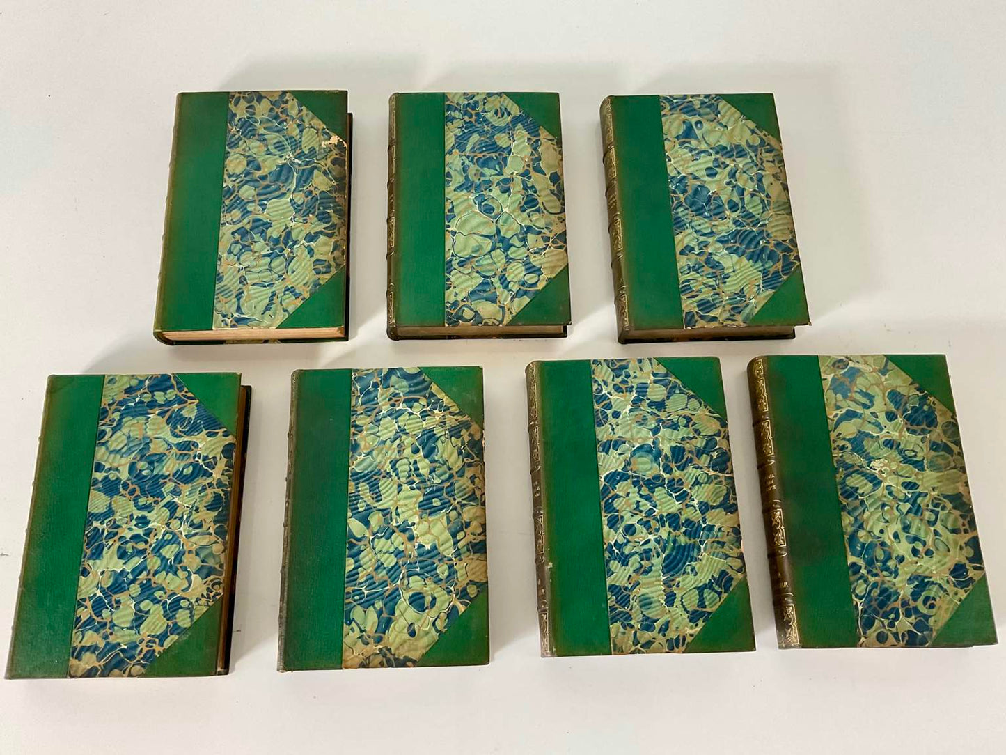 Antique John Greeleaf Whittier Complete Writings, 7 Volume Complete Set