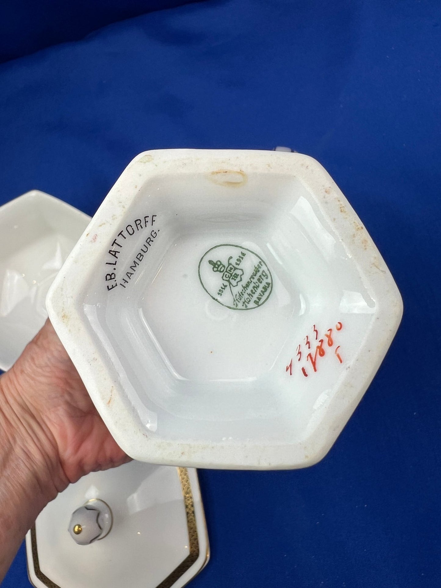Bavarian Porcelain Sugar & Creamer