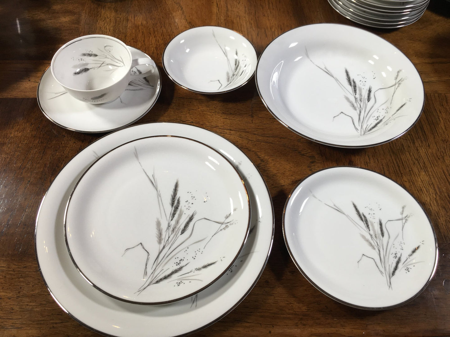 Fabulous Vintage ROSENTHAL CONTINENTAL Wheat China Set - 78 Pieces Including Serving Pieces