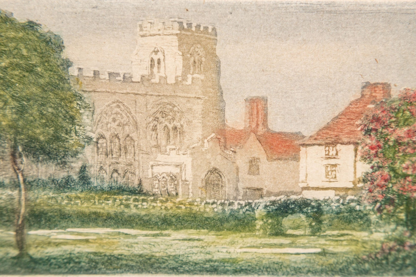 CLAUDE H ROWBOTHAM (BRITISH, 1880-1920) LIMITED EDITION AQUATINT