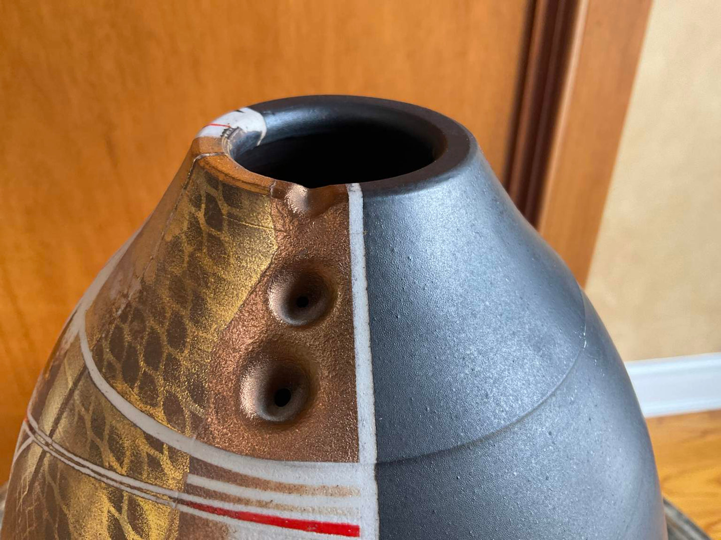 Vintage Doug Irish-Hosler Porcelain Vase, c. 1985