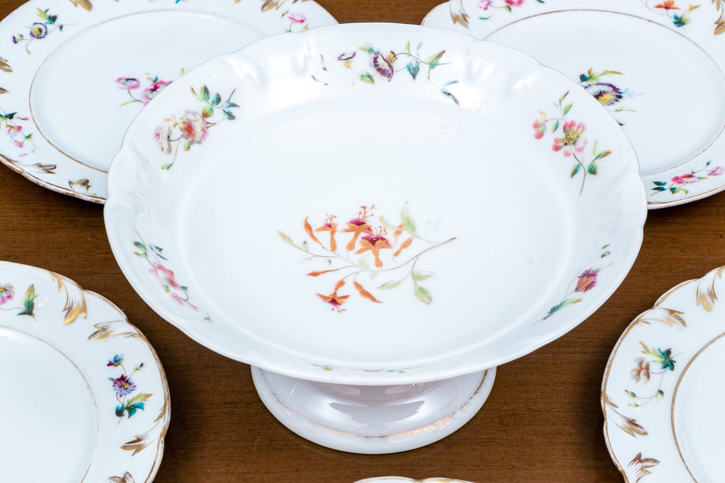 Collection Of Six Pieces Of Antique Paris Porcelain, Late 19th C.