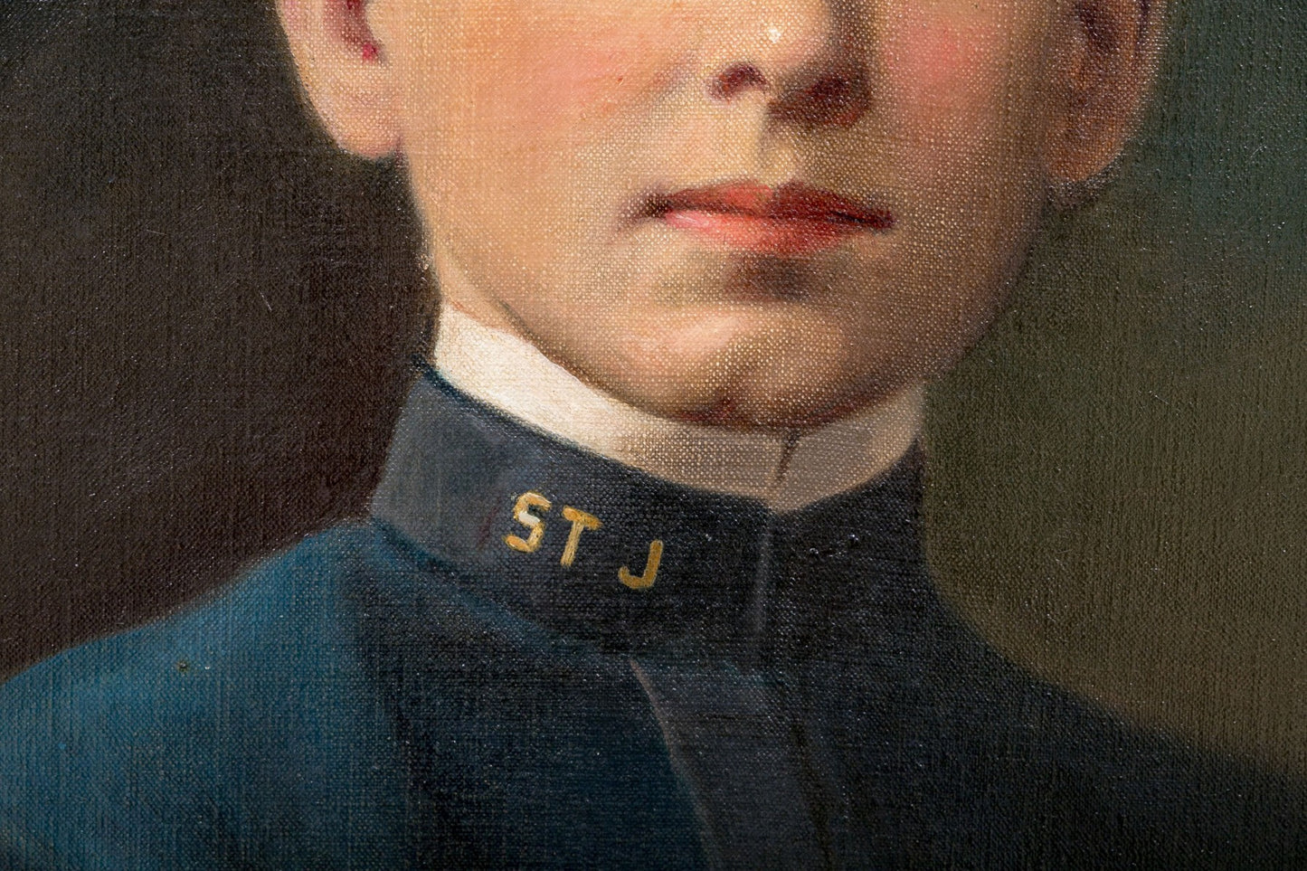 Portrait Of An Officer,Oil On Canvas, Austin Shaw (20th C.)