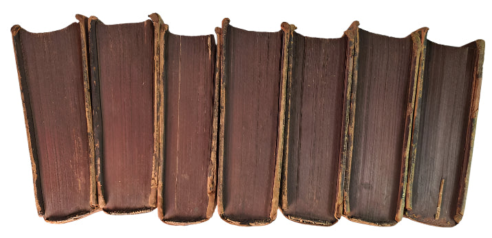 The Works Of Francis Beaumont And John Fletcher, 7 Volumes, Printed 1711.