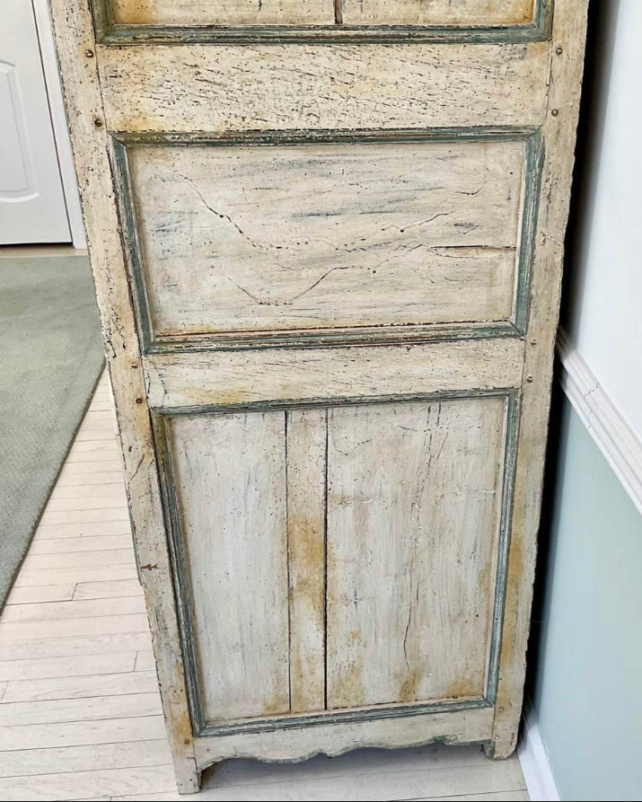 Large Authentic Antique French Provincial Armoire Early 1800
