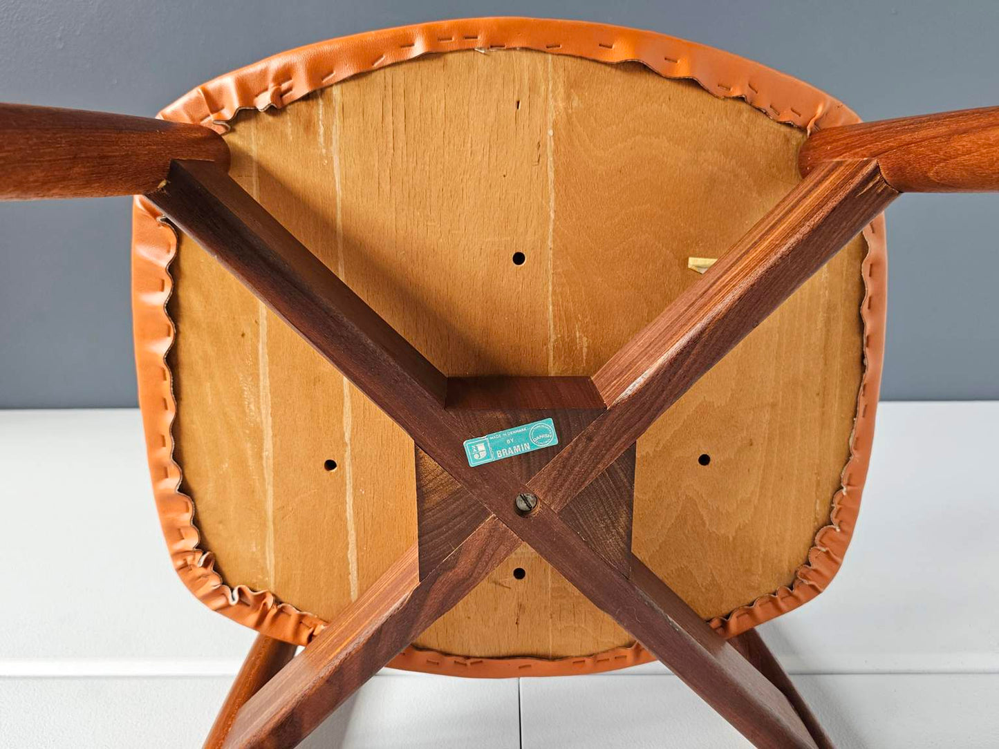 H W Klein for Bramin Denmark Solid Teak Side Chair