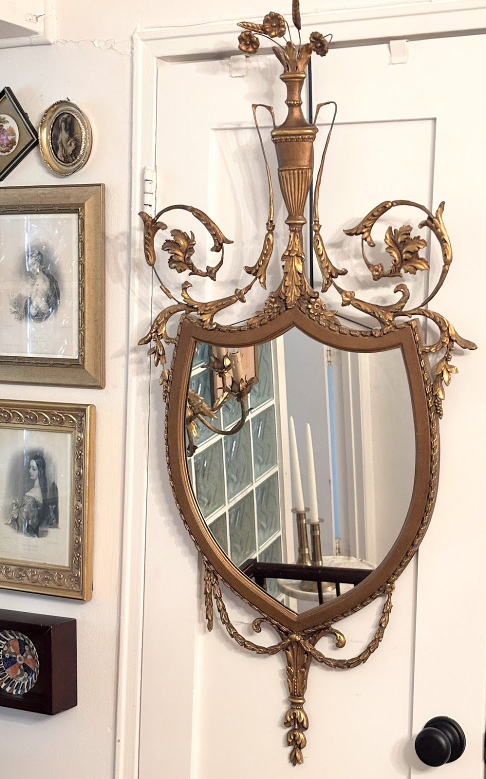 Pair of 1930's Adams Style Mirrors In Good Gilt And Condition