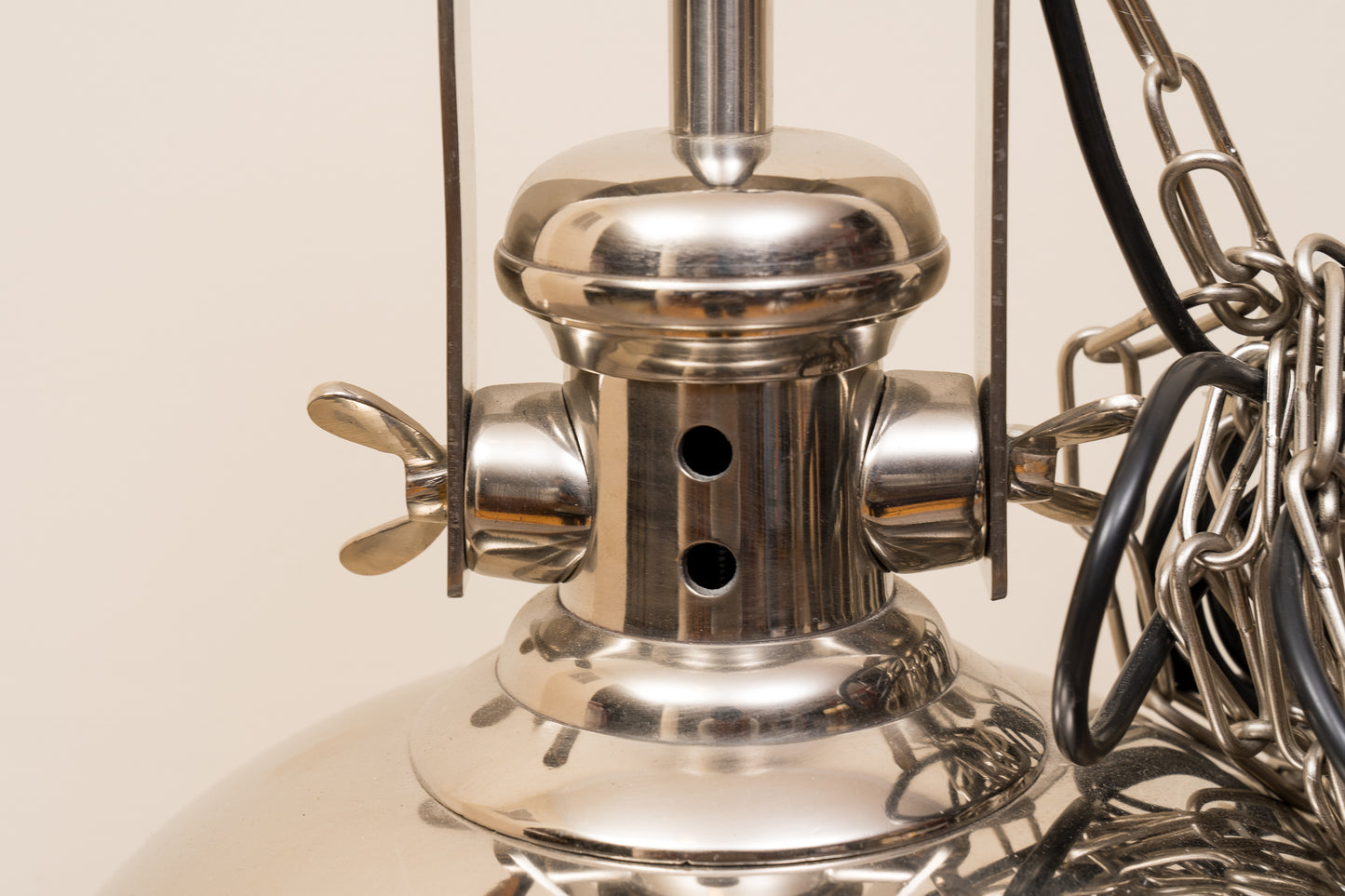 Polished Nickel Pendant Light Fixture