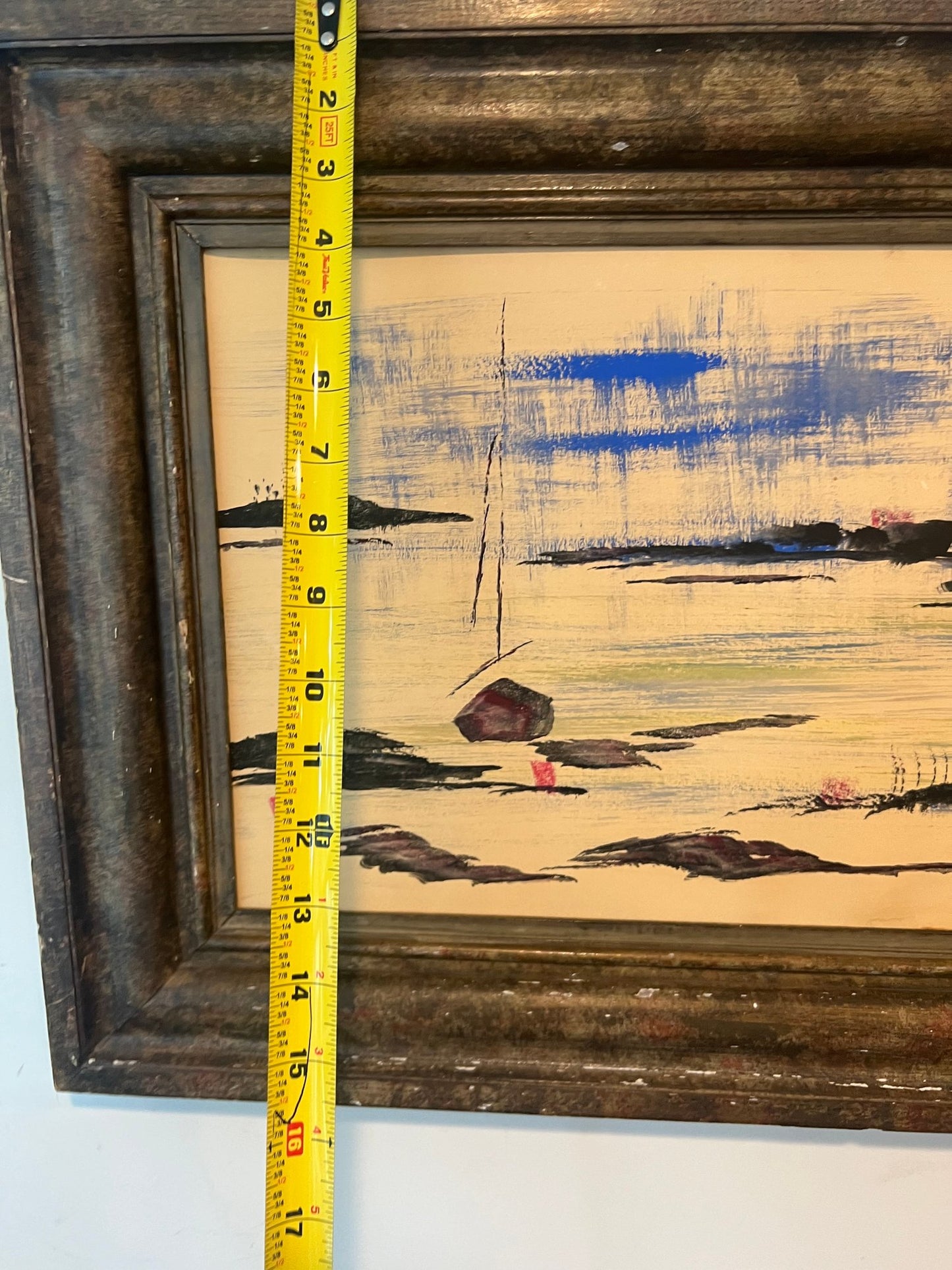 Alfred Birdsey Watercolor In Antique Frame,Original- Signed "Birdsey"