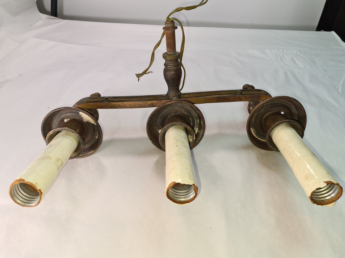 Really Very Antique Spanish 3 Light Wall Sconce