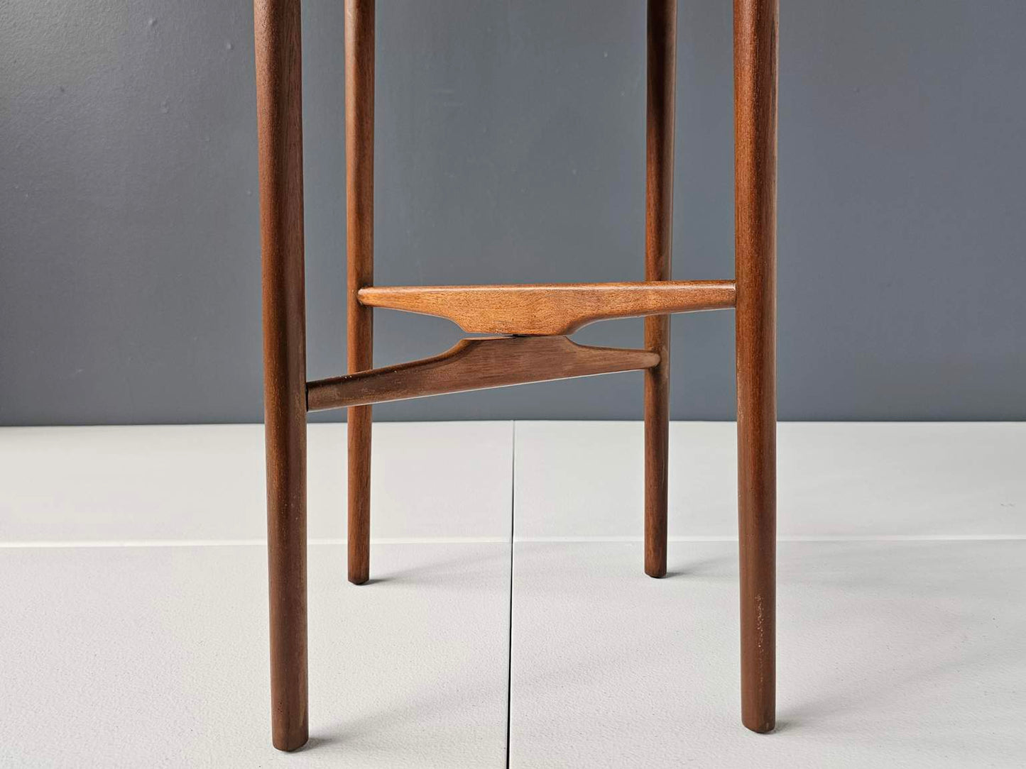 c. 1960 Bertha Schaefer For Singer & Sons Folding Walnut Side Table
