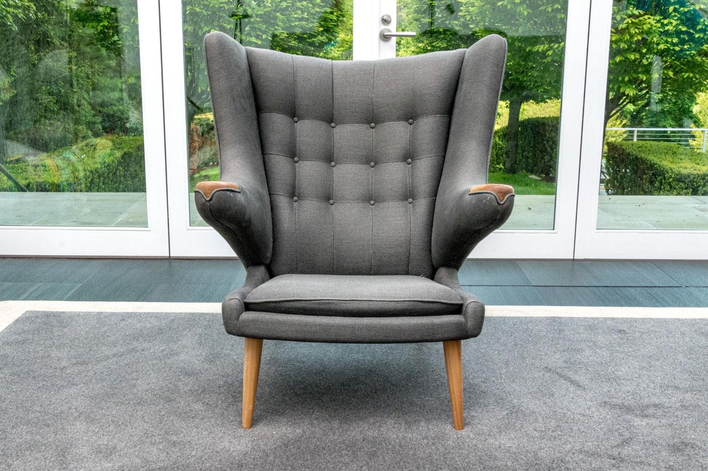 Modernica Mid Century Style Hans Wegner Papa Bear Chair