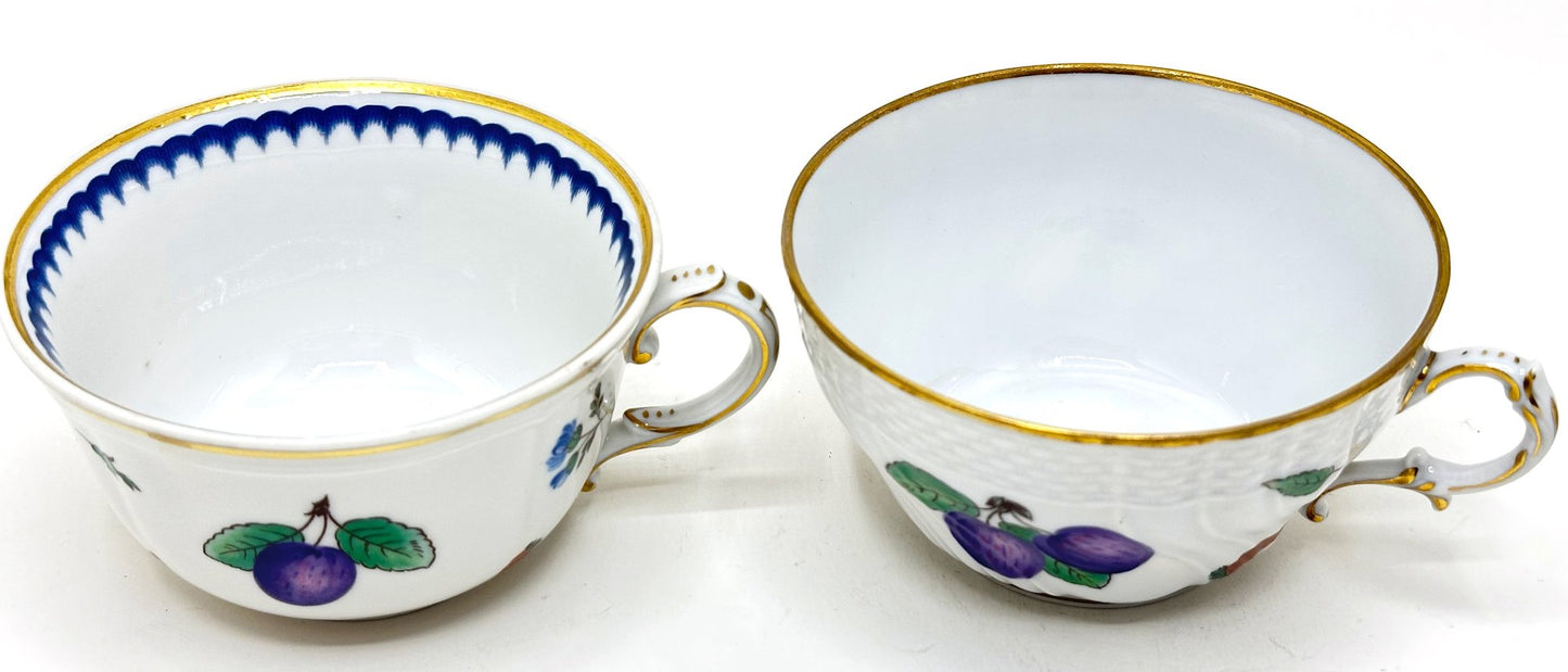 Vintage Italian Richard Ginori Fruits Perugia Tea Set