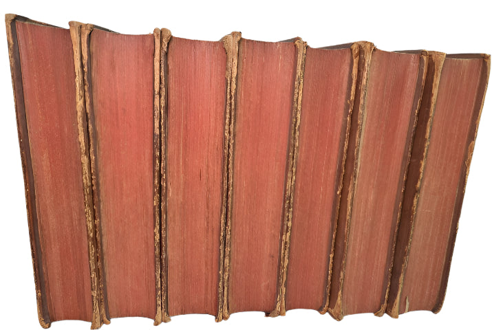 The Works Of Francis Beaumont And John Fletcher, 7 Volumes, Printed 1711.