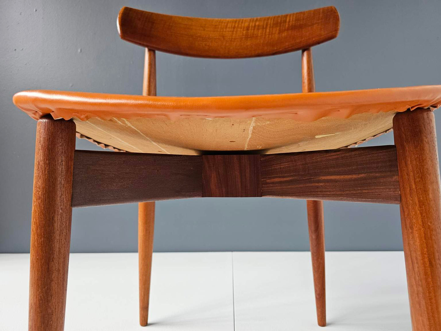 H W Klein for Bramin Denmark Solid Teak Side Chair