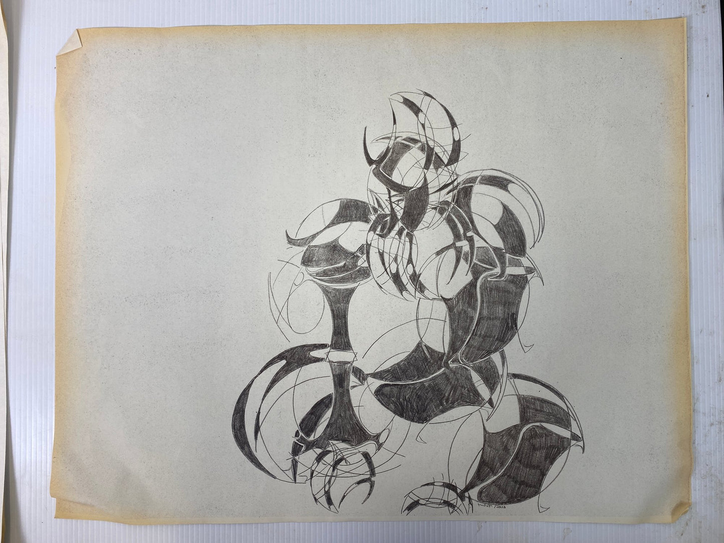 Alton S Tobey - Graphite studies on velum