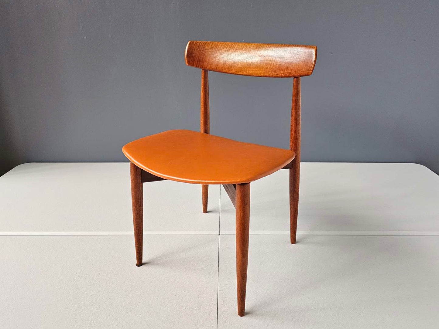 H W Klein for Bramin Denmark Solid Teak Side Chair