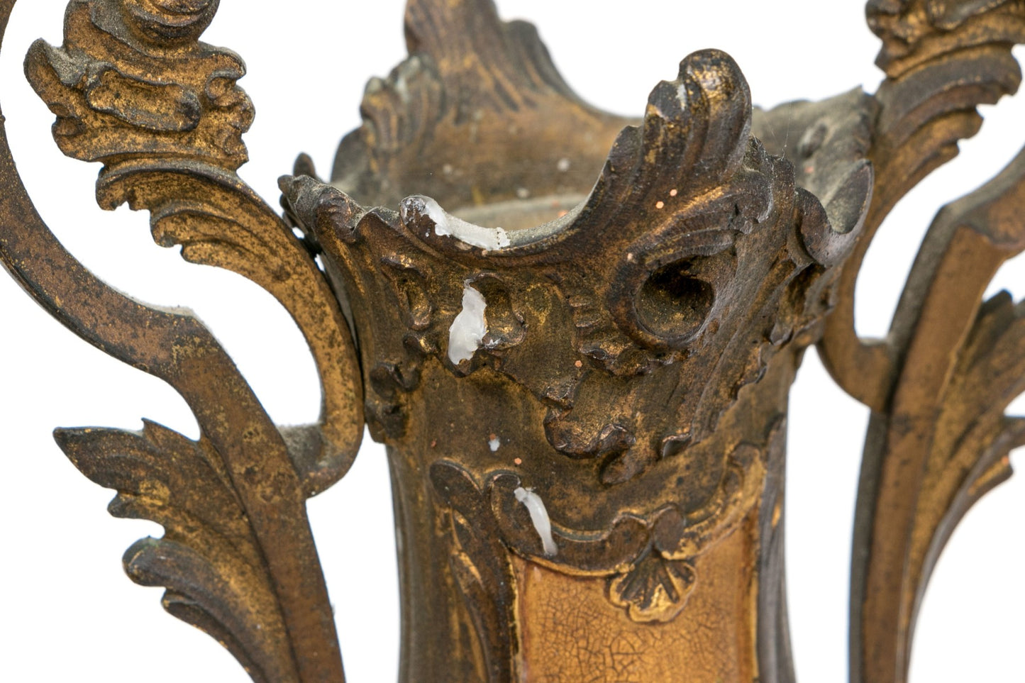 A pair of beautiful and elegant gilt bronze Ormolu candlestick holders c.1800, French