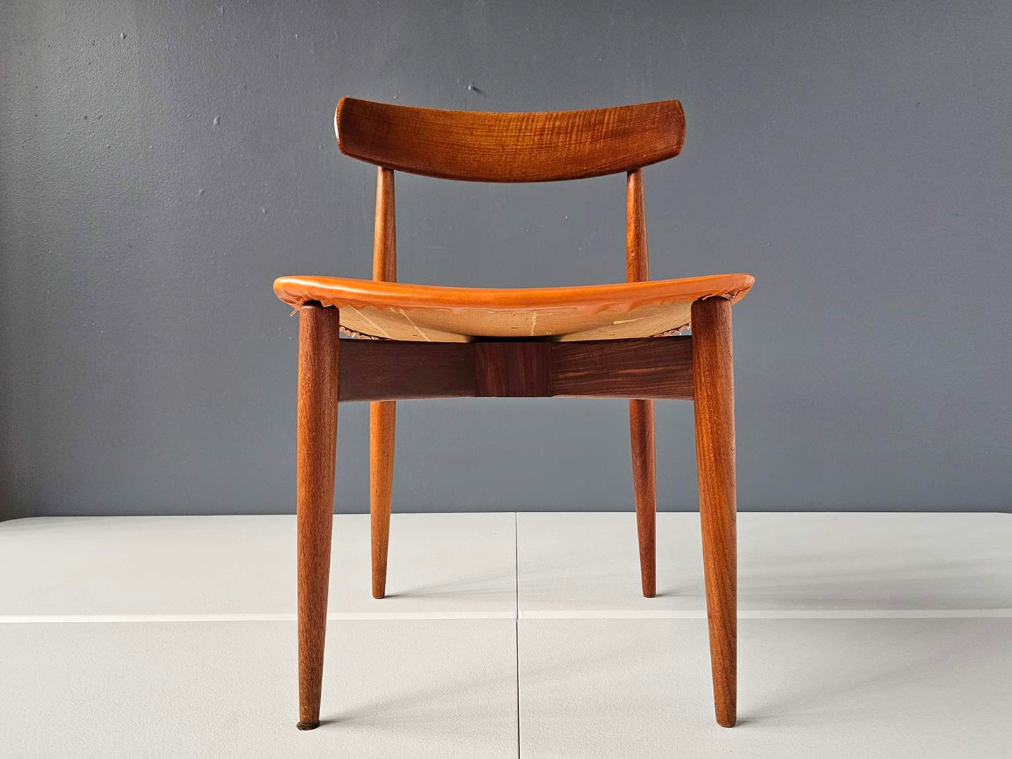 H W Klein for Bramin Denmark Solid Teak Side Chair