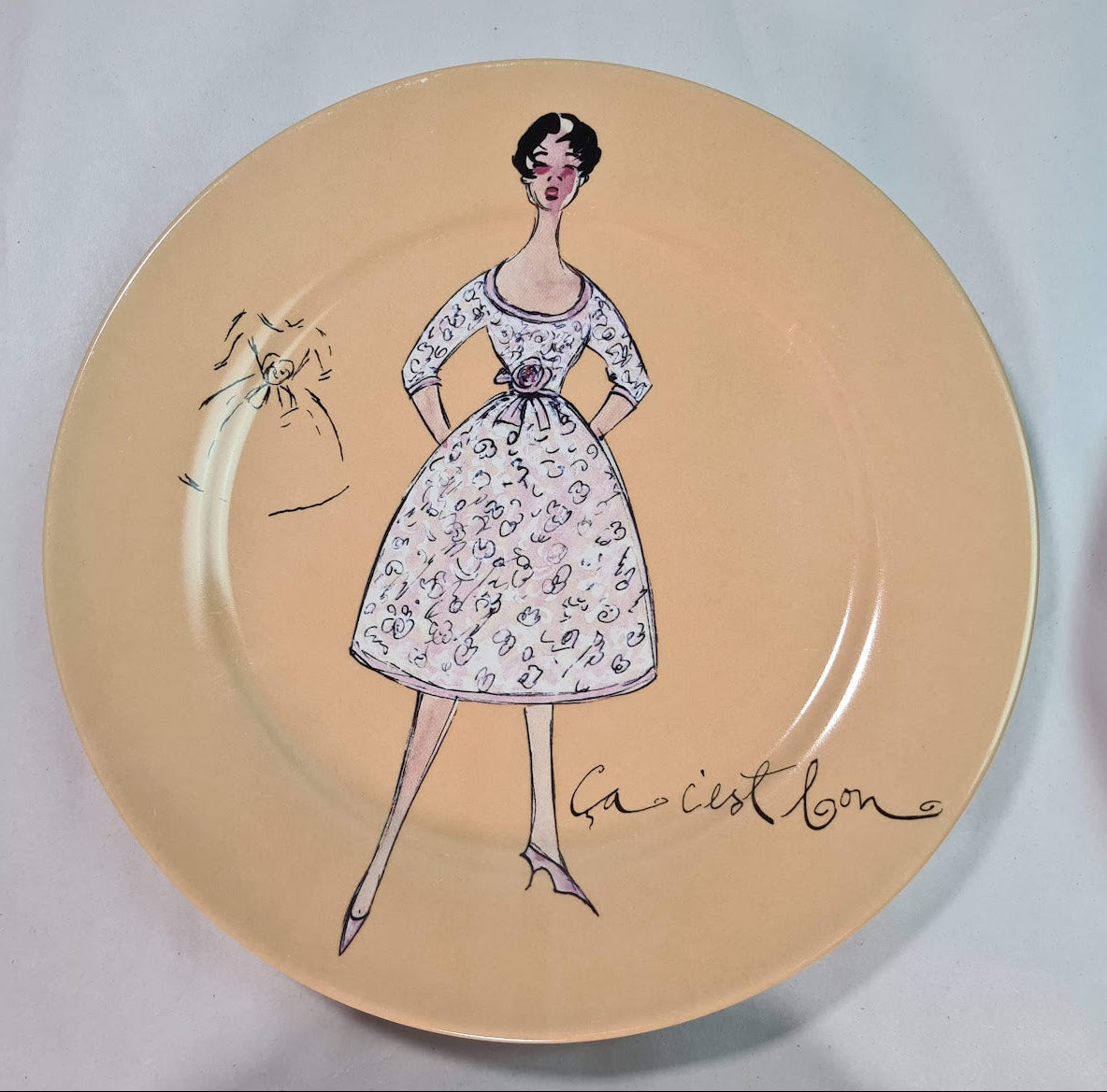Rosanna 8" Paris Fashion Dessert Plates