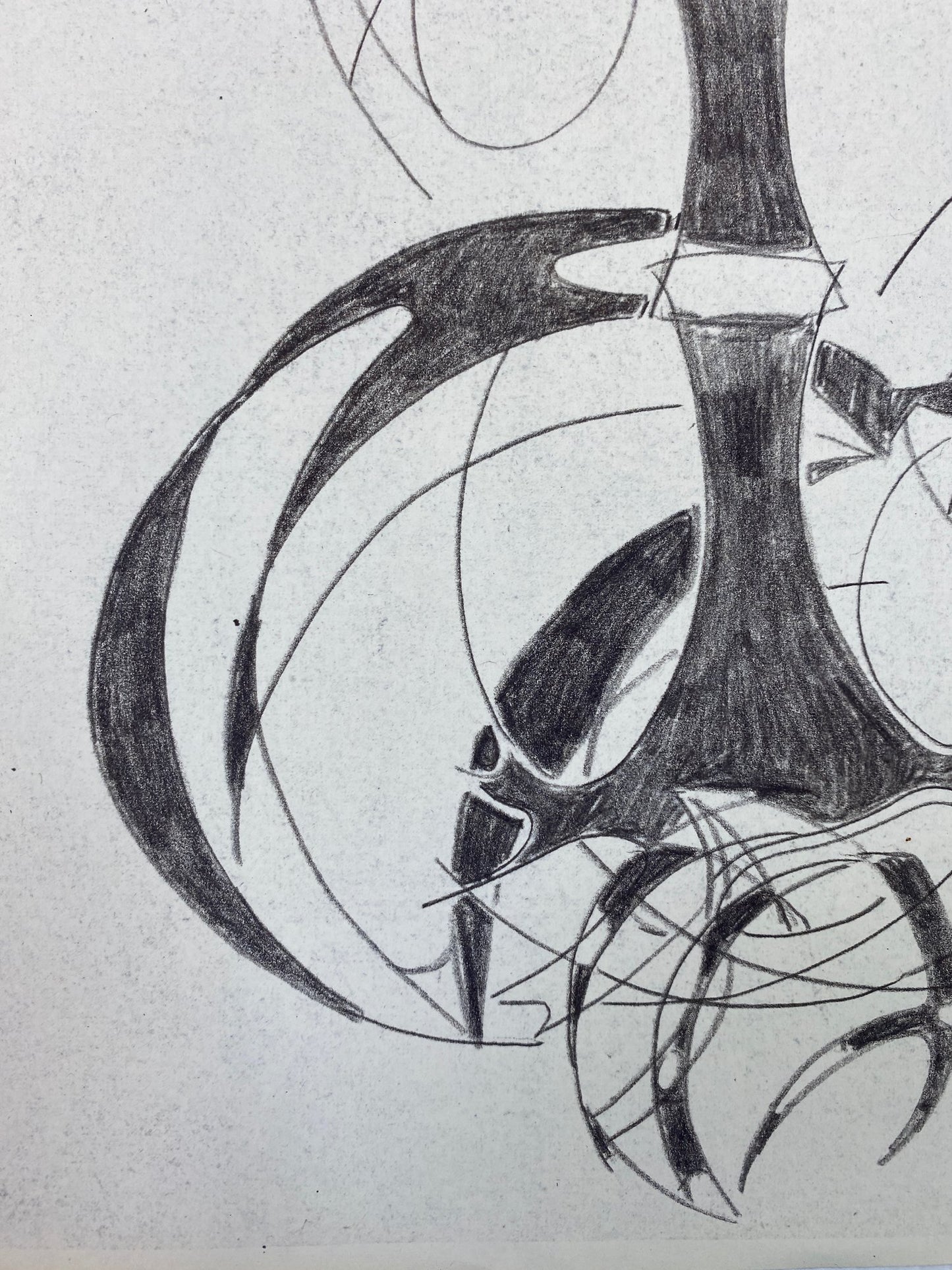 Alton S Tobey - Graphite studies on velum