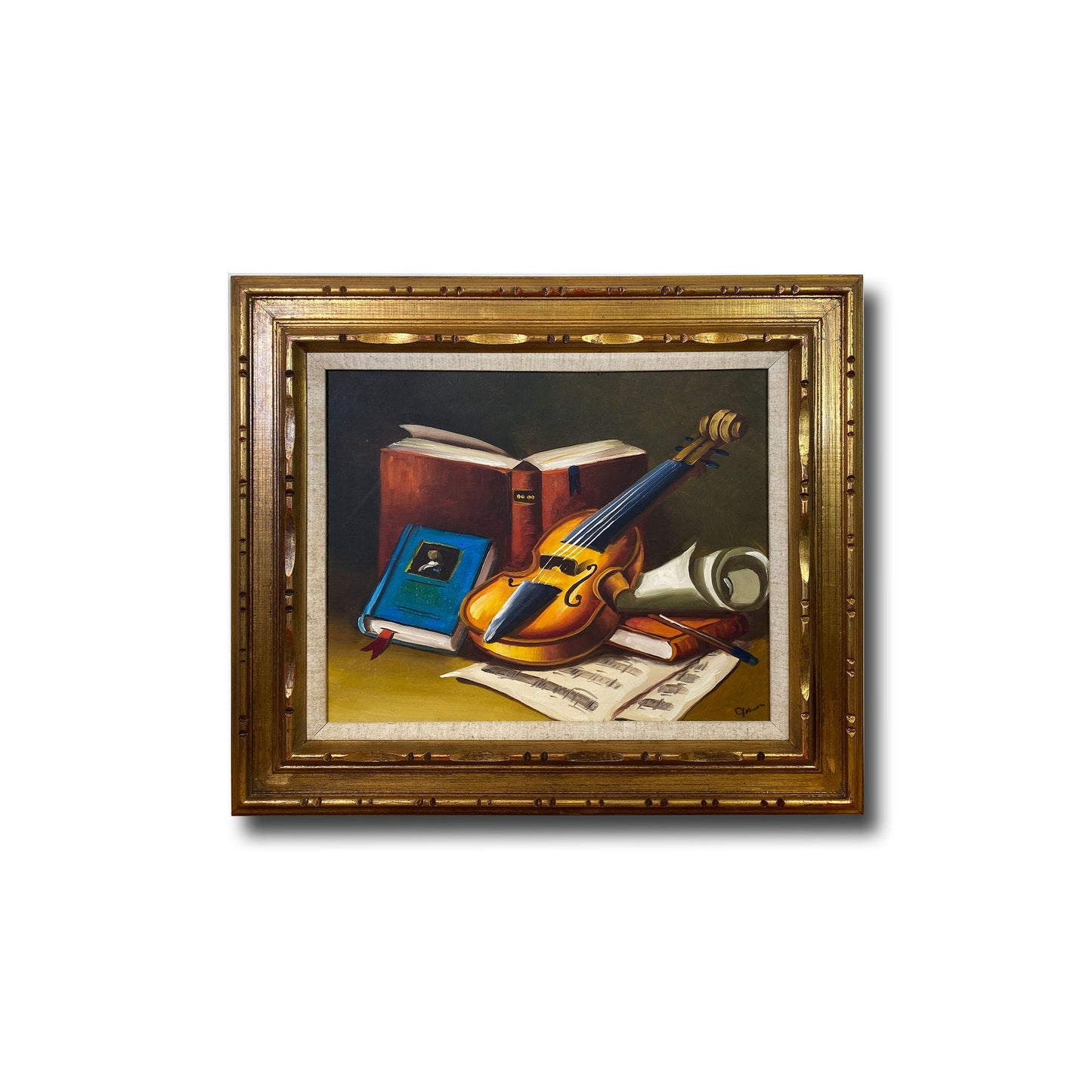 Literature And Music Still Life - Alton Tobey
