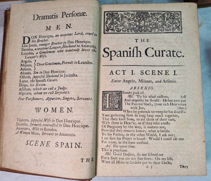 The Works Of Francis Beaumont And John Fletcher, 7 Volumes, Printed 1711.